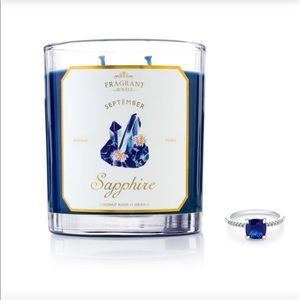 Fragrant Jewels September Birthstone Candle with Ring